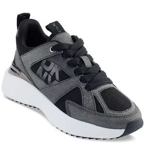 DKNY Charcoal and Black Athletic Shoes